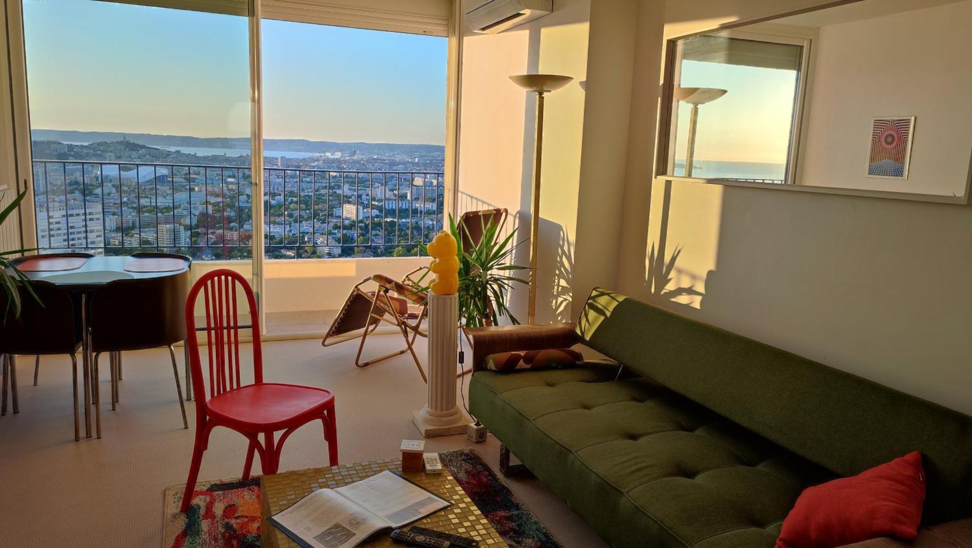Panoramic View Of Marseille For Two Apartment Ngoại thất bức ảnh